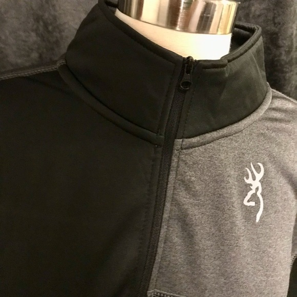 Browning Mens Black Hunting Sweater- L - Picture 7 of 8